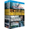 Coffret 4 films : Contagion + Geostorm + San Andreas + Into the Storm
