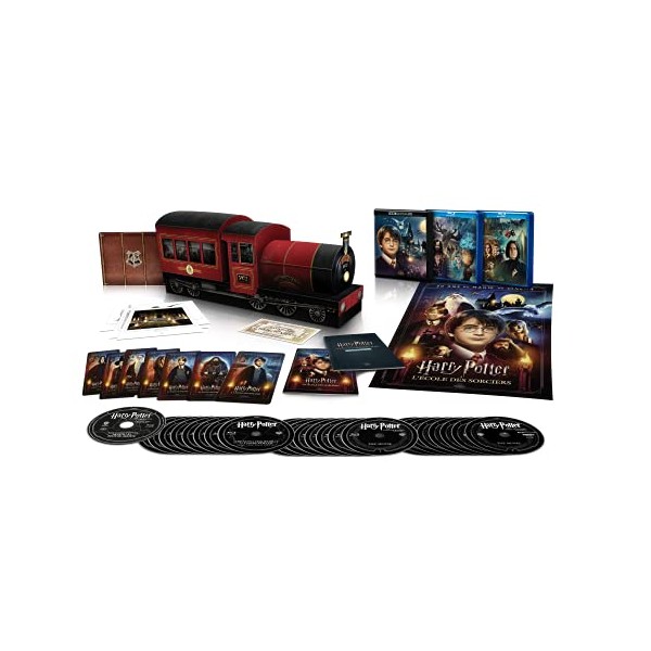 Coffret Harry Potter - L'intégrale des 8 films - Édition collector ultimate  - hogwarts express - 4k ultra hd + blu-ray + goodies - Bluray Mania