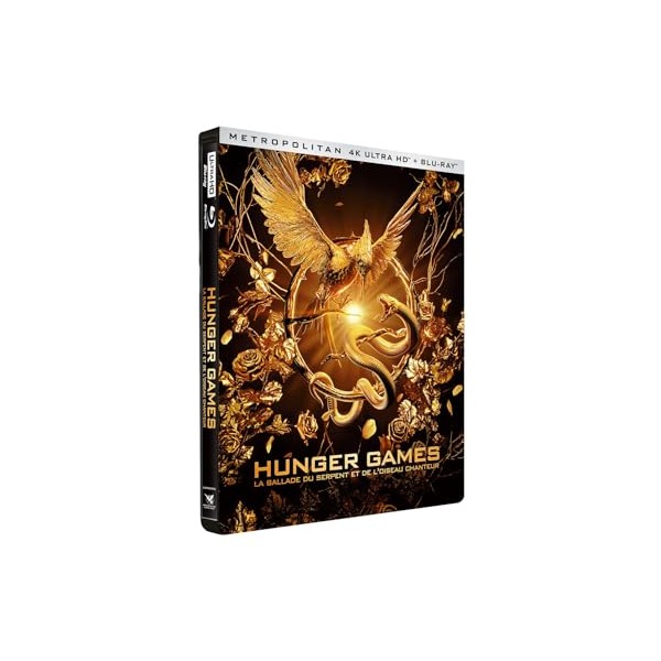 Hunger Games : La Ballade du serpent et de l'oiseau chanteur - 4k ultra hd  + blu-ray - Édition boîtier steelbook (Blu-ray) - Bluray Mania