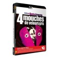 4 mouches de velours gris